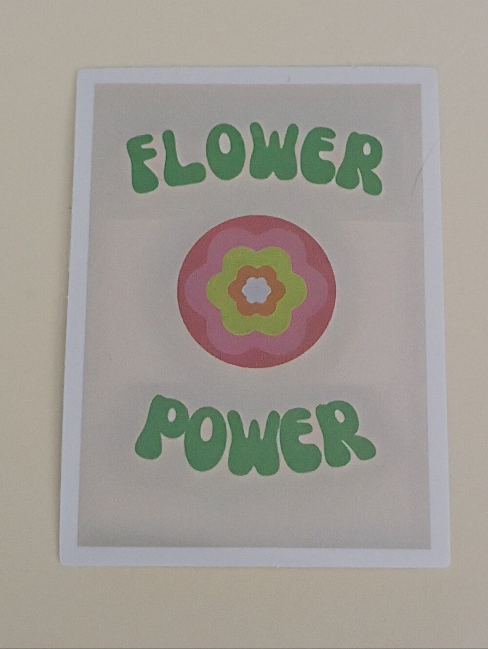 10/$10 Sticker - Y2K Nostalgia Flower Power Poster Like Sticker